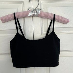 Olsenboye Black Crop Top Bralette-Size S